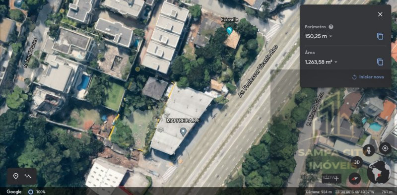 Terreno/Lote à venda  no Campo Belo - São Paulo, SP. Imóveis